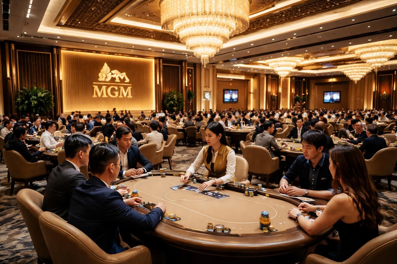 découvrez la salle de poker mgm cotai à macao, où tradition et modernité se rencontrent pour offrir une expérience de jeu unique alliant ambiance authentique et équipements innovants.