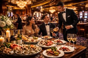 découvrez comment la gastronomie contribue à l'ambiance et au charme unique des casinos, offrant une expérience culinaire raffinée qui complète les jeux et le divertissement.
