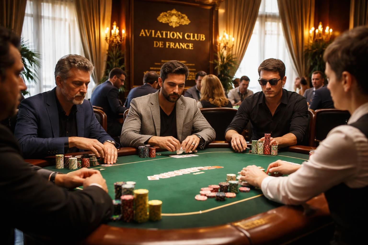 découvrez les secrets bien gardés de la célèbre salle de poker aviation club de france à paris, un lieu emblématique pour les passionnés de poker en france.