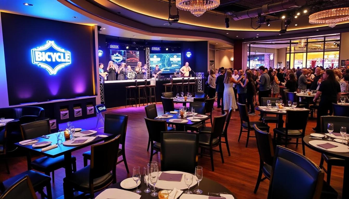 découvrez une expérience inoubliable au bicycle casino de bell gardens, usa. profitez des jeux de poker passionnants, d'une ambiance conviviale et de services de qualité pour maximiser votre plaisir.