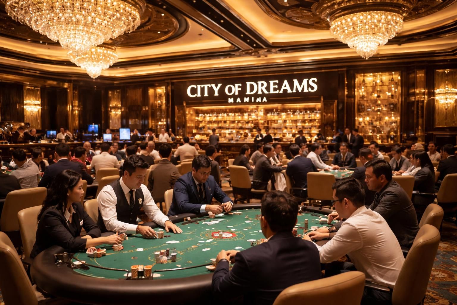 découvrez la salle de poker city of dreams à manille, philippines : une expérience de jeu unique avec des tables modernes, une ambiance captivante et des tournois passionnants.